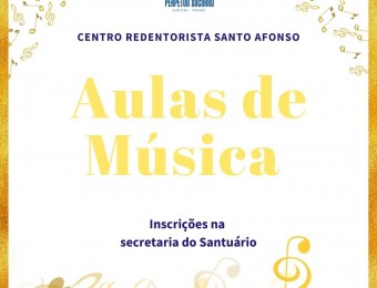 Inscrições abertas para a Escola de música do Perpétuo Socorro