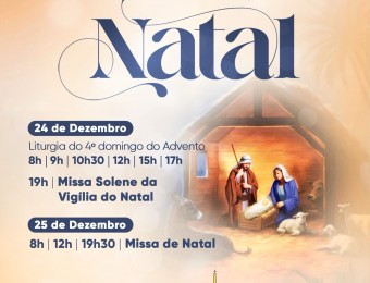 Confira a programação de Missas de Natal no Santuário Perpétuo Socorro