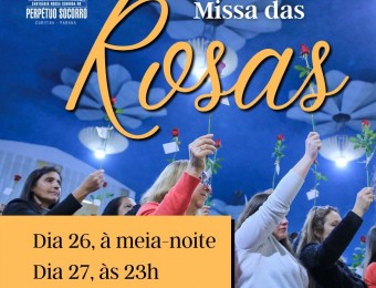 Domingo (27), celebre conosco os 7 anos da Missa das Rosas