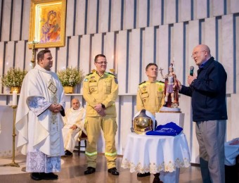 Aniversário de 110 anos do Corpo de Bombeiros é celebrado no Santuário nesta terça (04)