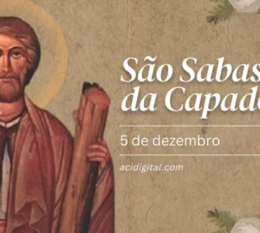 Hoje é celebrado são Sabas da Capadócia, aquele que fez 