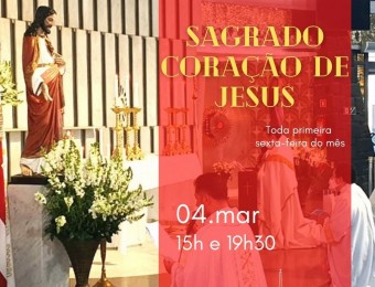 Participe da Missa ao Sagrado Coração de Jesus, nesta sexta (04)