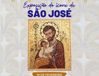 Ícone de São José do Perpétuo Socorro fica em exposição neste sábado (19) 