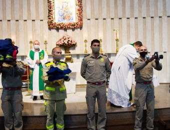 Missa em Ação de Graças comemora os 109 anos do Corpo de Bombeiros