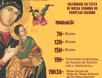 Santuário Nossa Senhora do Perpétuo Socorro, em Curitiba, celebra festa da padroeira