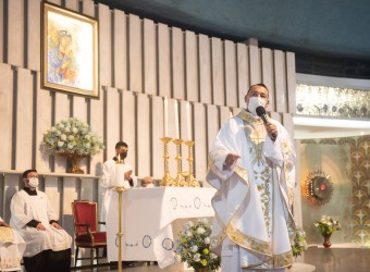 Primeira Missa do padre Willian no Santuário