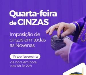 Santuário Nossa Senhora do Perpétuo Socorro de Curitiba oferece imposição das Cinzas em 17 horários durante a Quarta-feira de Cinzas