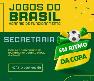 Copa do Mundo 2022: Brasil x Camarões: confira o horário de expediente da secretaria do Santuário desta sexta (02/12)