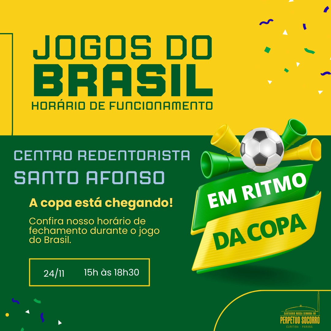 Copa do Mundo 2022 - Expedientes das lojas nos jogos do Brasil